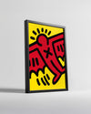 Haring Angel Poster Tablosu