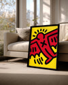 Haring Angel Poster Tablosu