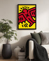 Haring Angel Poster Tablosu