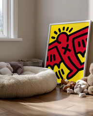 Haring Angel Poster Tablosu