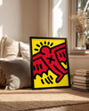 Haring Angel Poster Tablosu