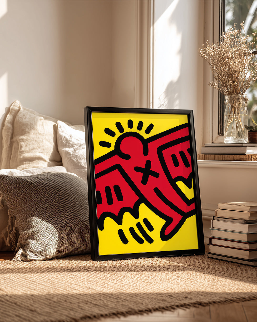 Haring Angel Poster Tablosu