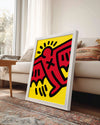 Haring Angel Poster Tablosu
