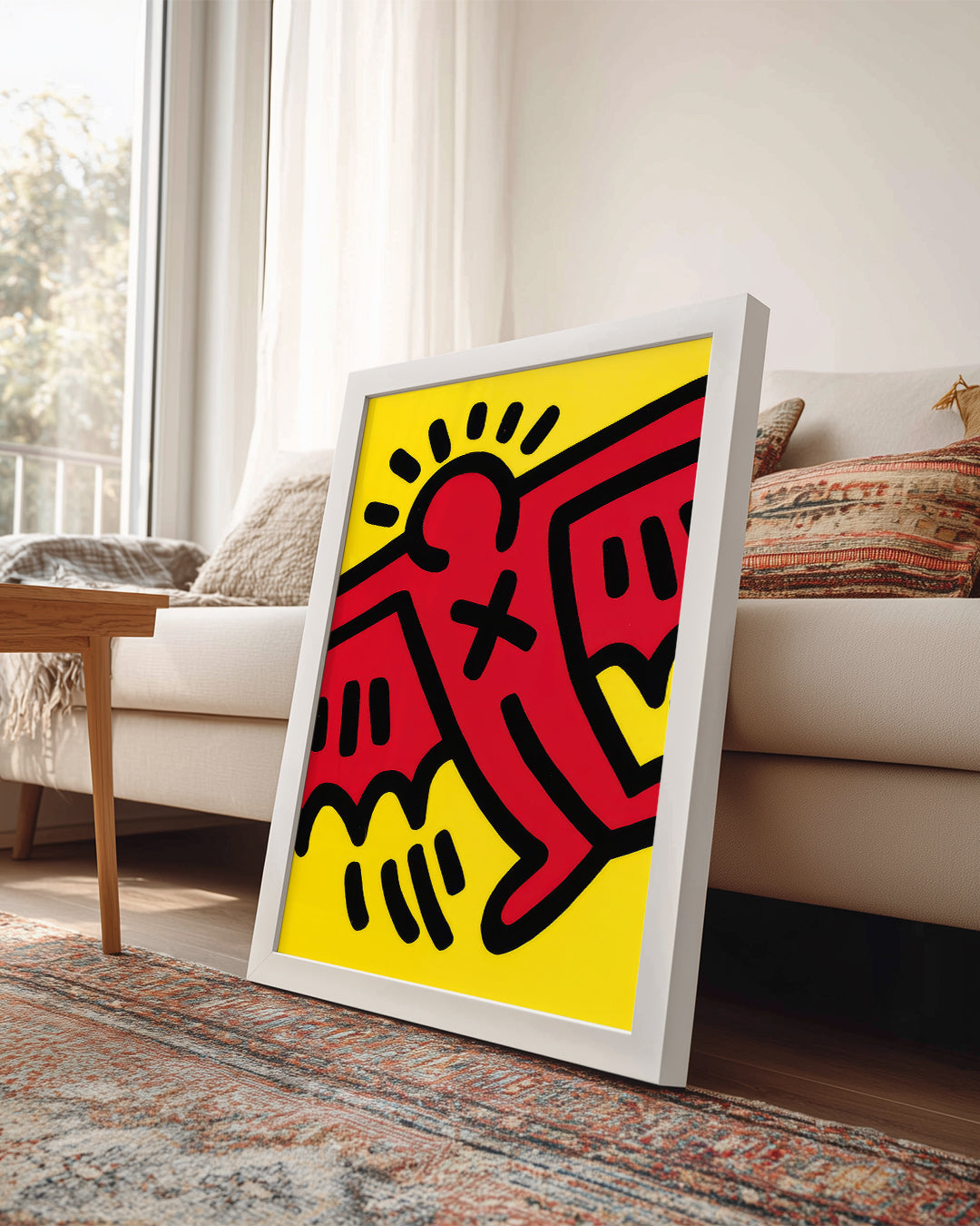 Haring Angel Poster Tablosu