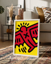 Haring Angel Poster Tablosu