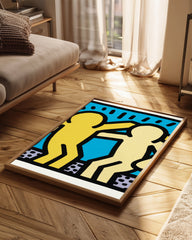 Haring Dance Poster Tablosu