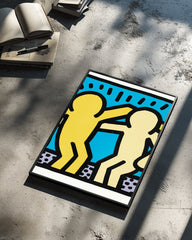 Haring Dance Poster Tablosu