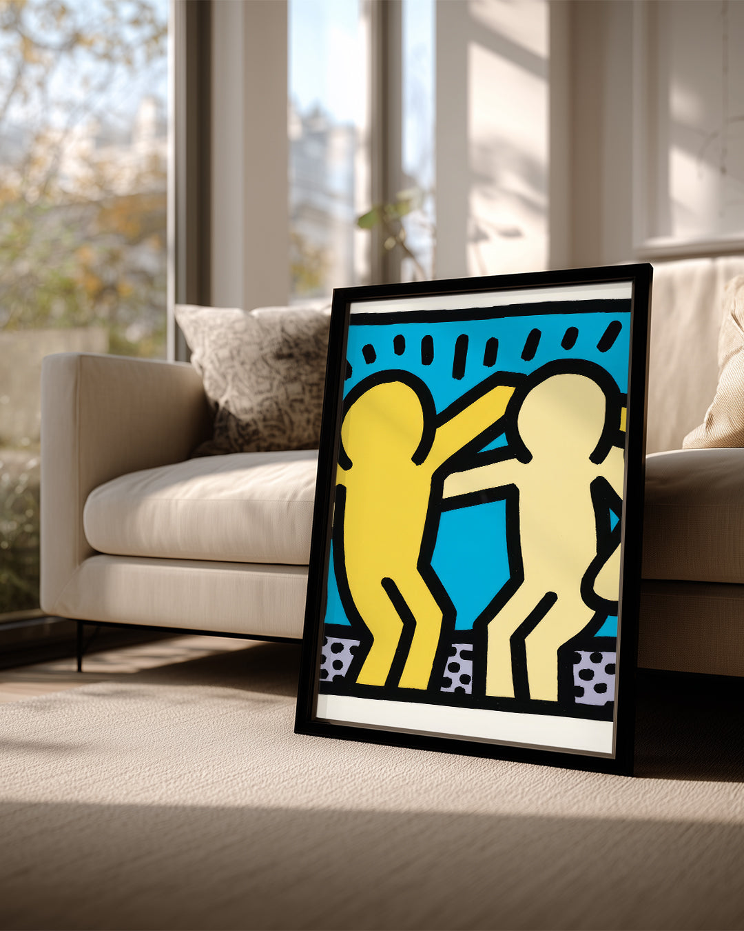 Haring Dance Poster Tablosu