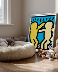 Haring Dance Poster Tablosu