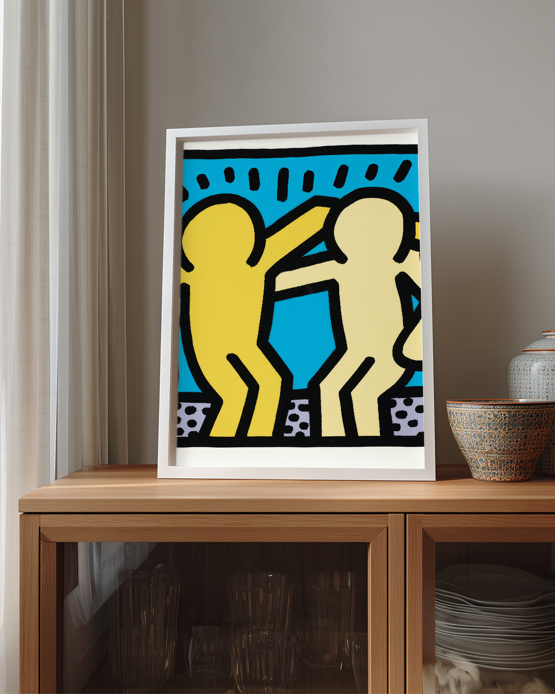 Haring Dance Poster Tablosu