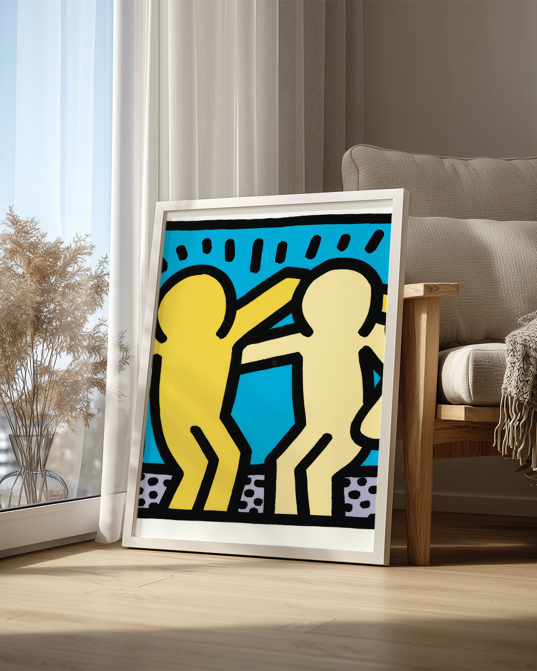 Haring Dance Poster Tablosu