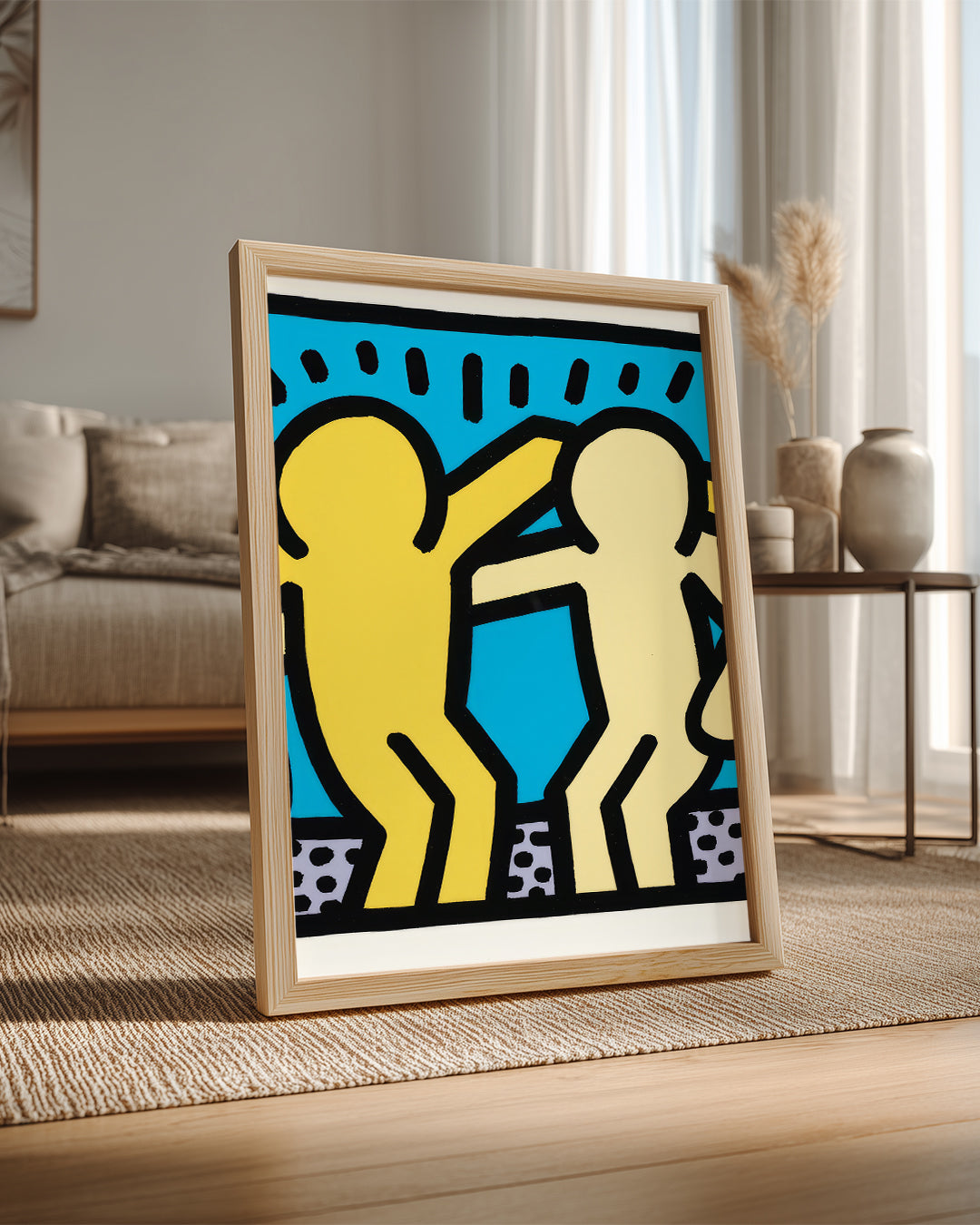 Haring Dance Poster Tablosu