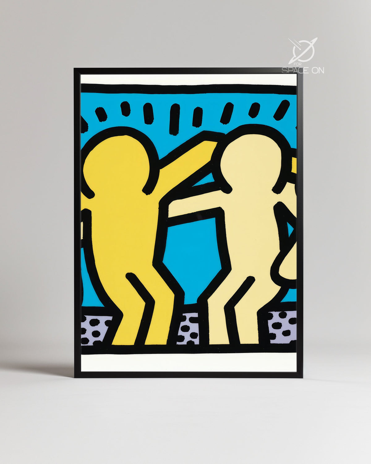 Haring Dance Poster Tablosu