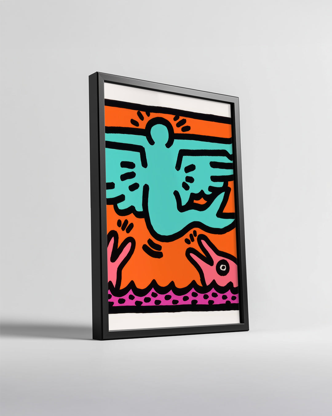 Haring Fly Poster Tablosu
