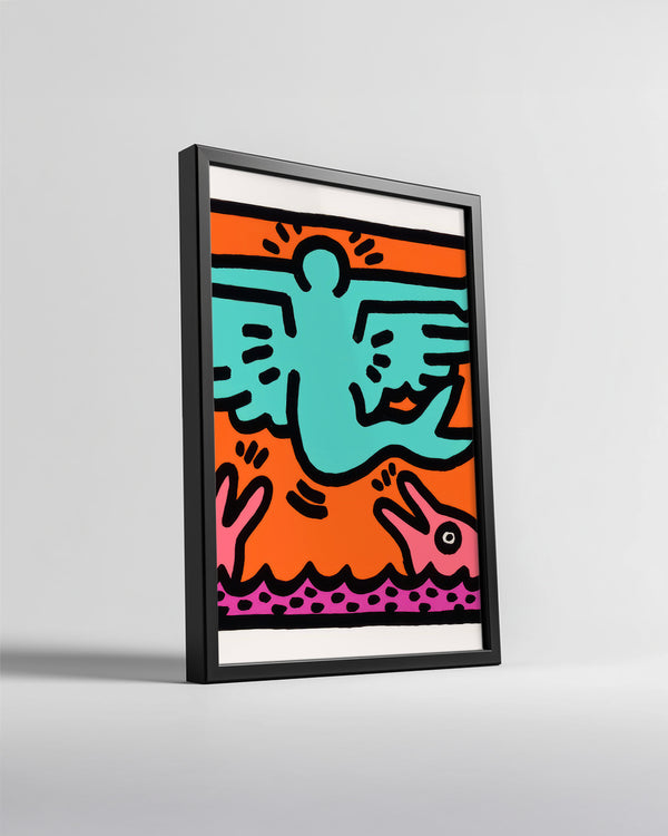 Haring Fly Poster Tablosu