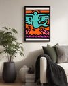 Haring Fly Poster Tablosu
