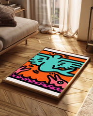 Haring Fly Poster Tablosu
