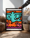 Haring Fly Poster Tablosu
