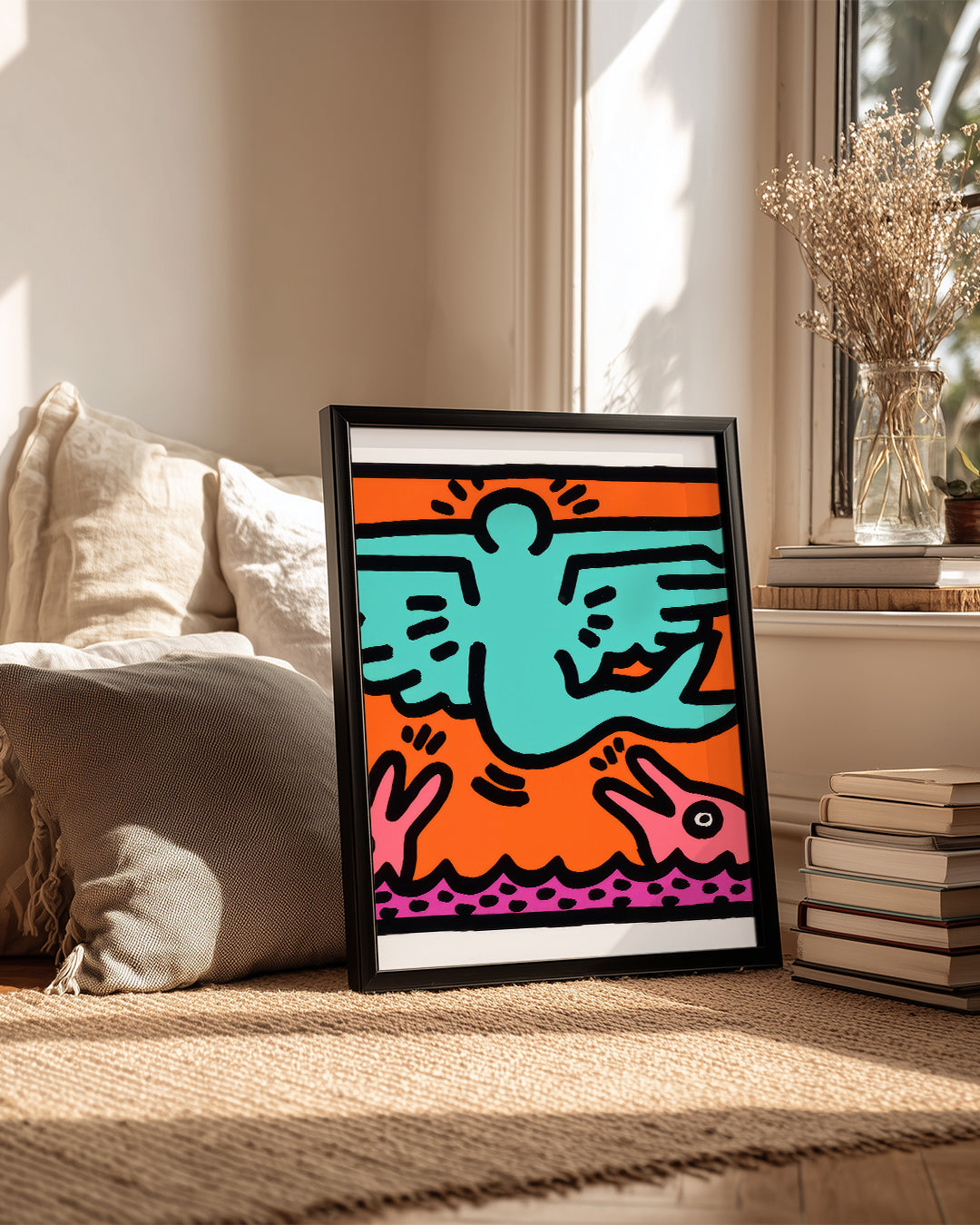 Haring Fly Poster Tablosu