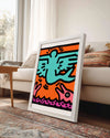 Haring Fly Poster Tablosu