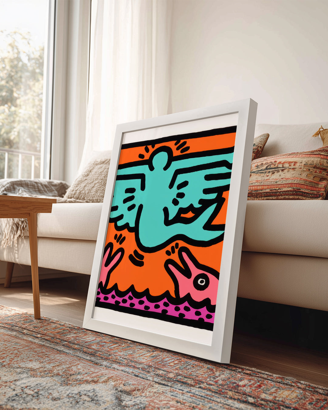 Haring Fly Poster Tablosu