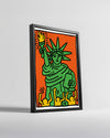 Haring Liberty Poster Tablosu