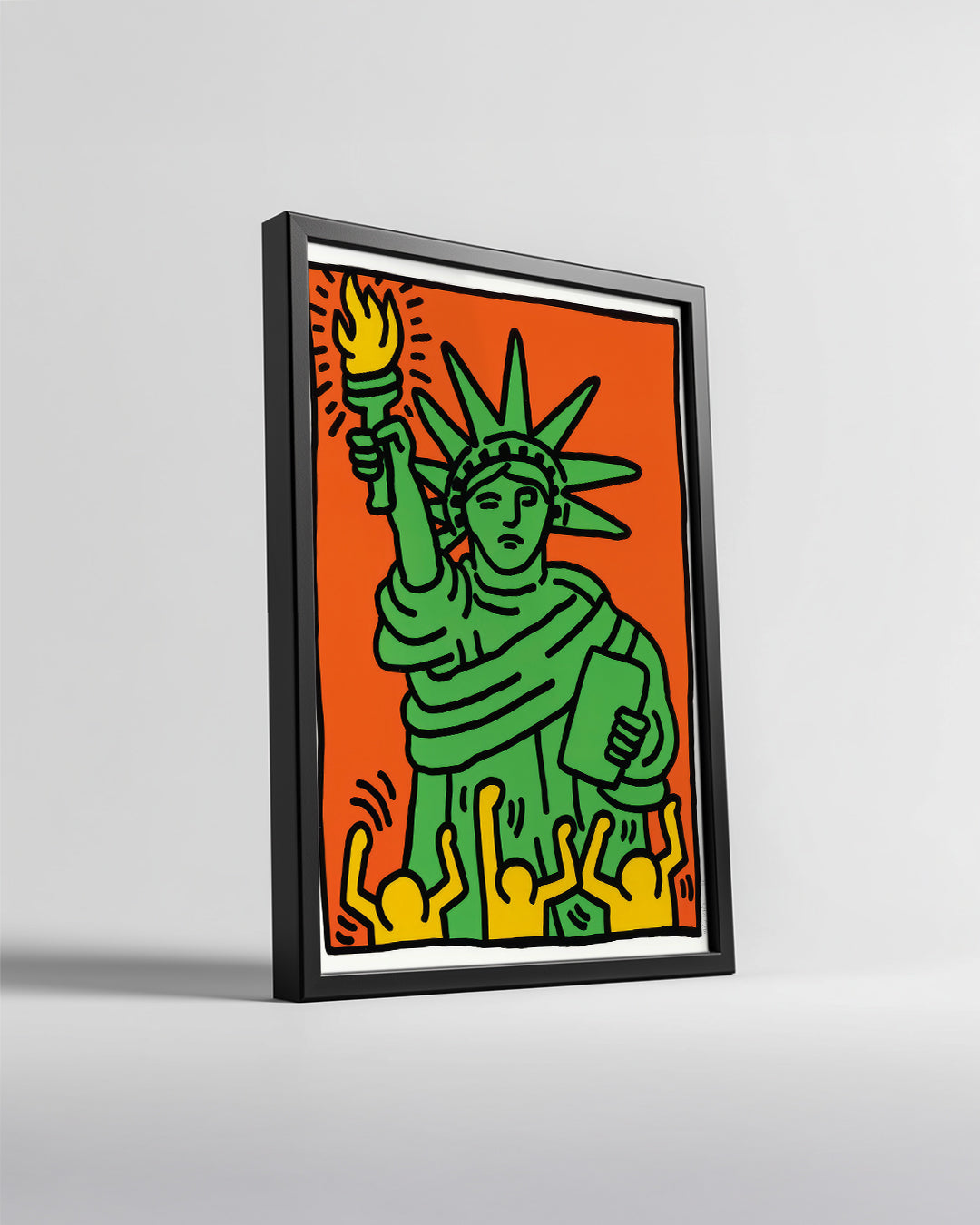 Haring Liberty Poster Tablosu