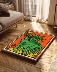 Haring Liberty Poster Tablosu
