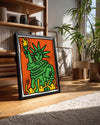 Haring Liberty Poster Tablosu