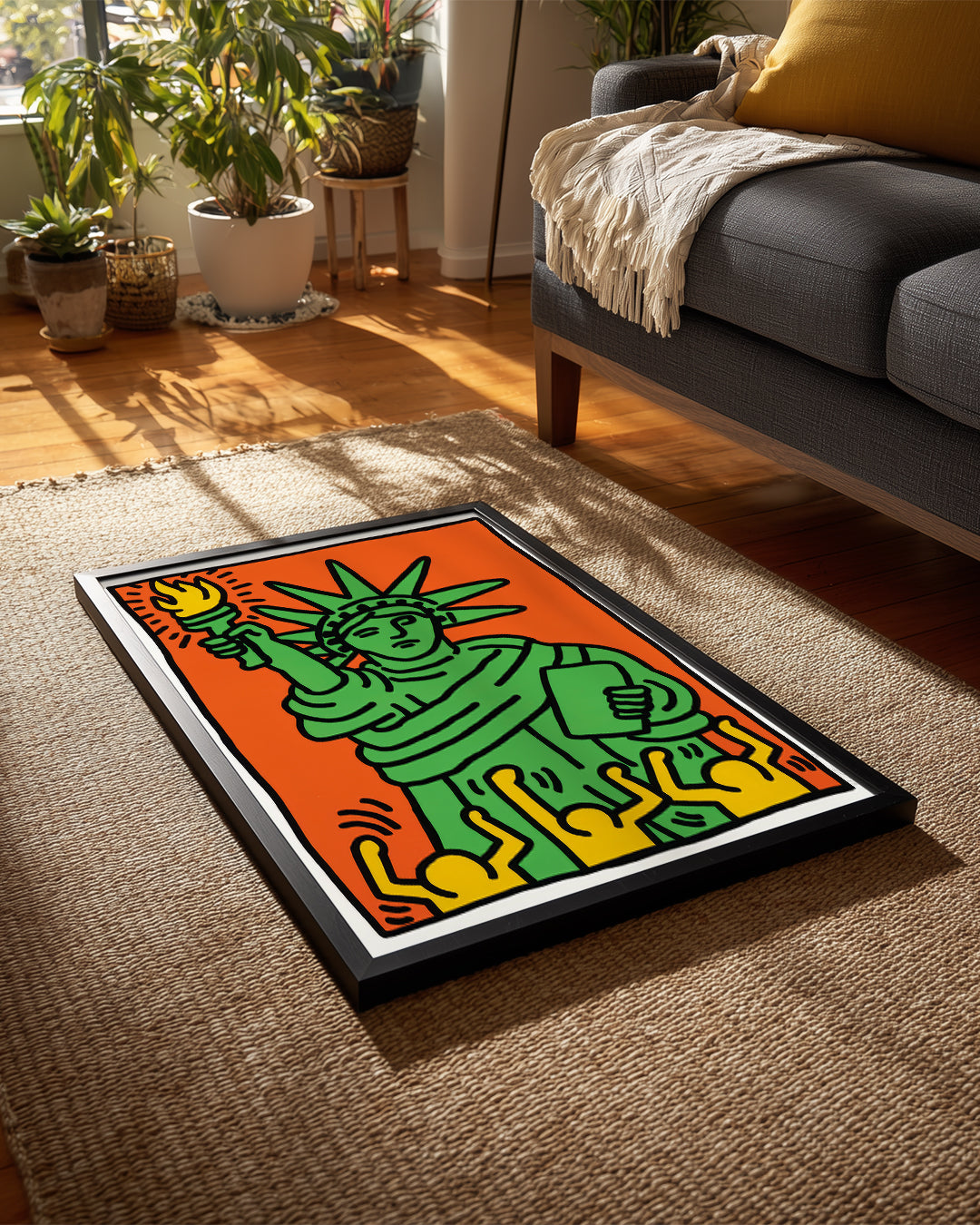 Haring Liberty Poster Tablosu