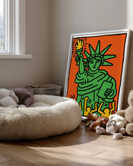 Haring Liberty Poster Tablosu