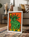 Haring Liberty Poster Tablosu