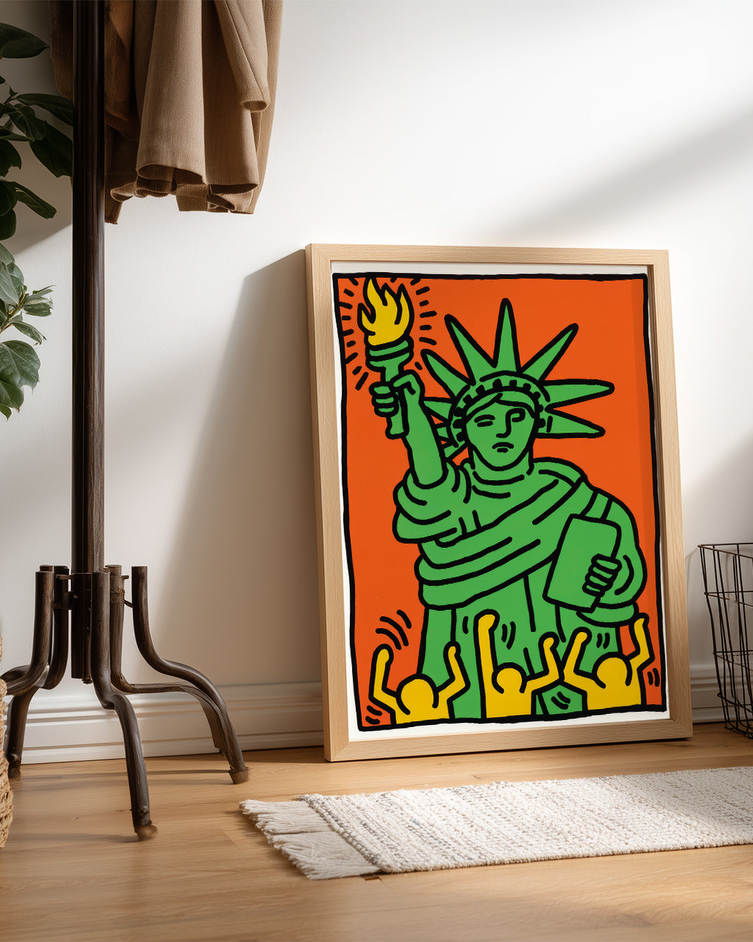 Haring Liberty Poster Tablosu