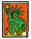 Haring Liberty Poster Tablosu