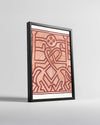 Haring Maze Poster Tablosu