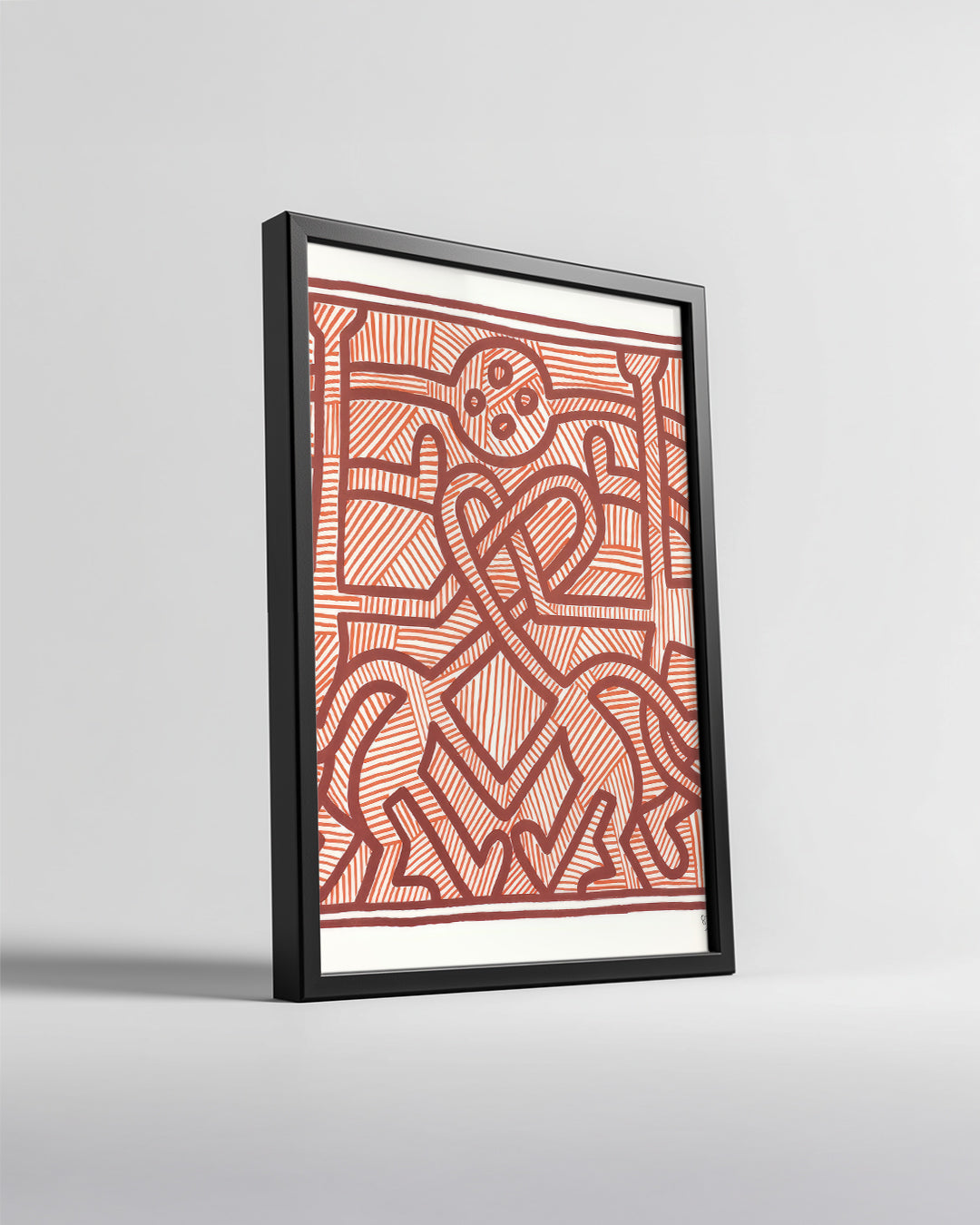 Haring Maze Poster Tablosu