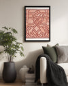 Haring Maze Poster Tablosu
