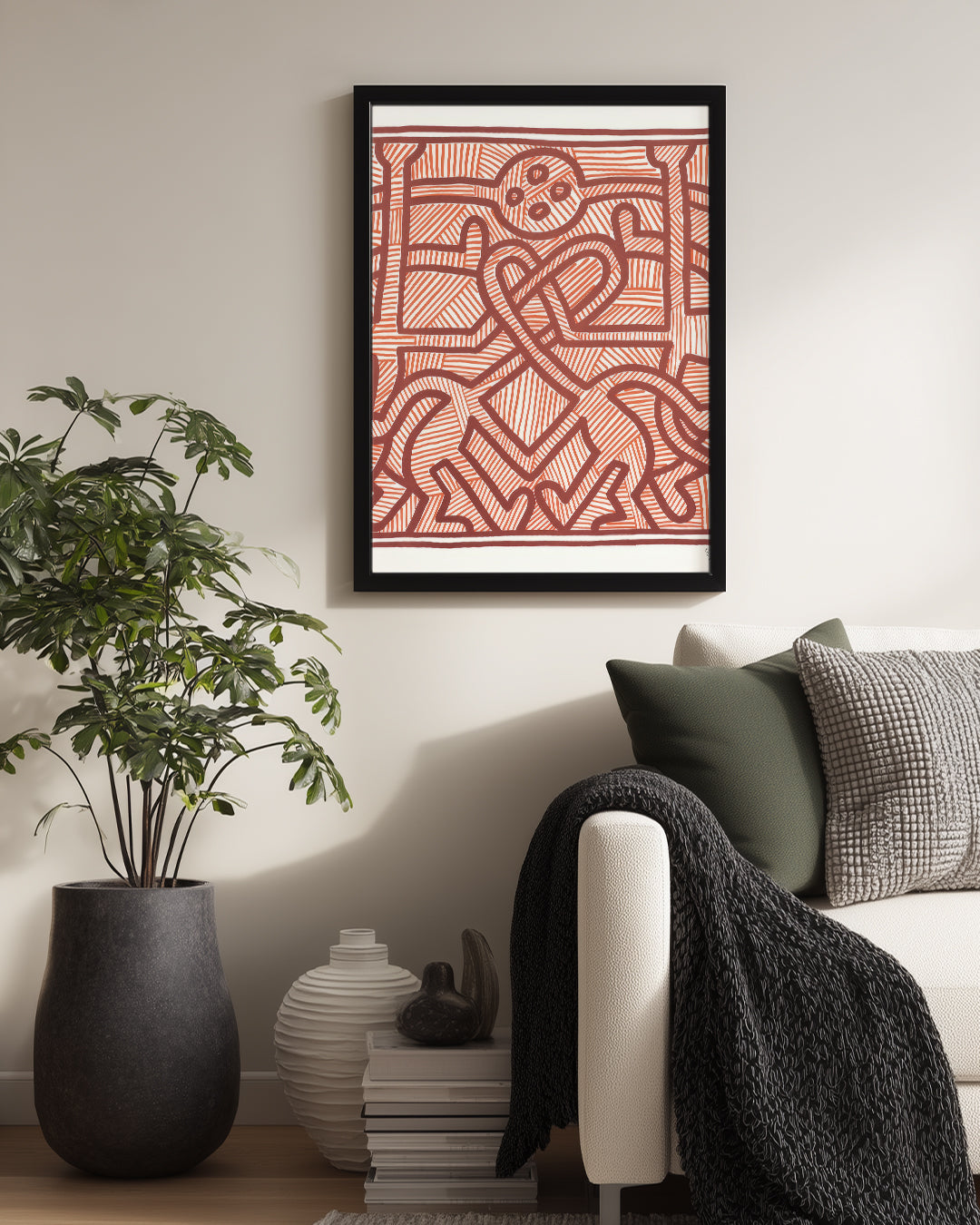 Haring Maze Poster Tablosu