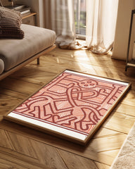 Haring Maze Poster Tablosu