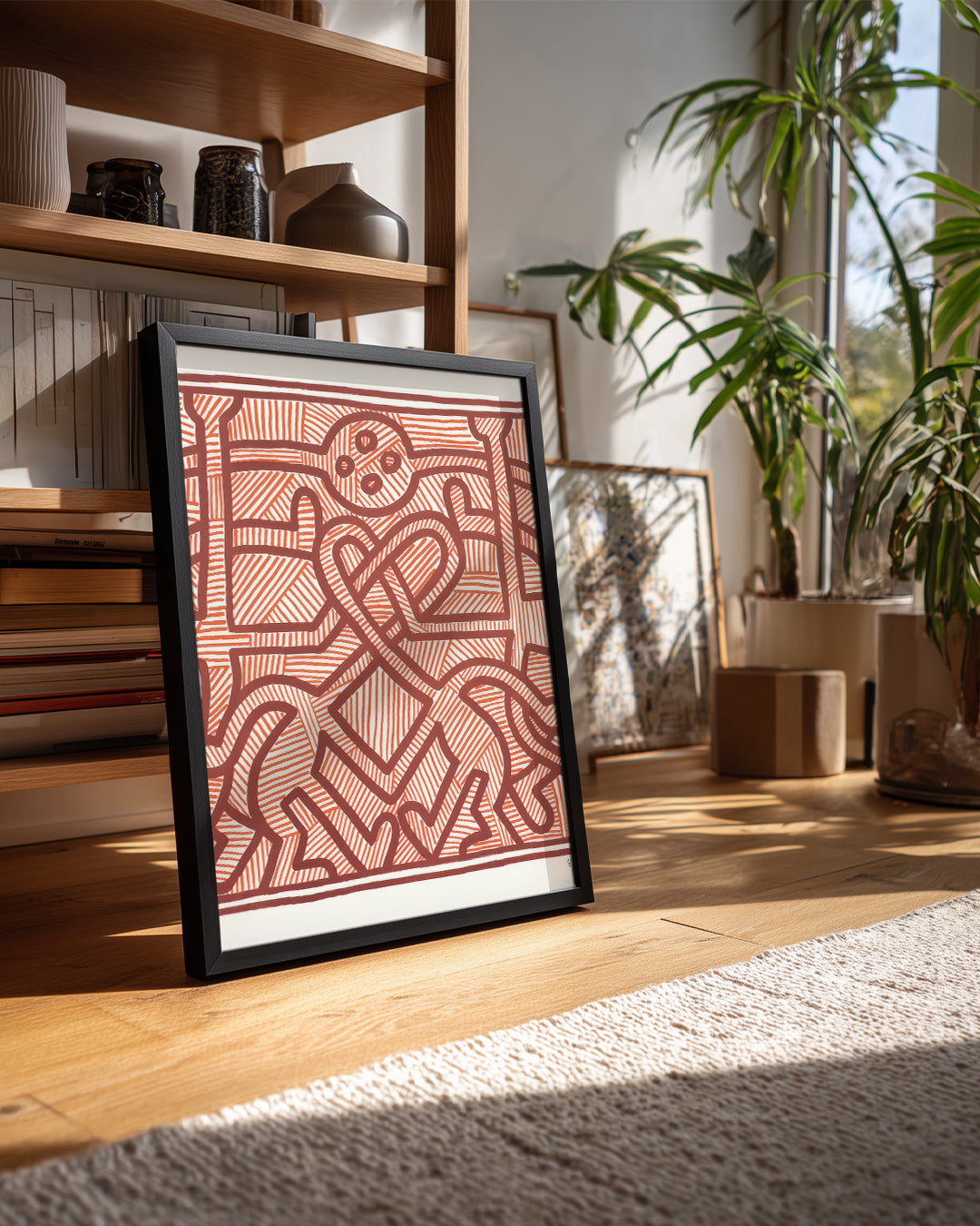 Haring Maze Poster Tablosu