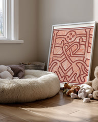 Haring Maze Poster Tablosu