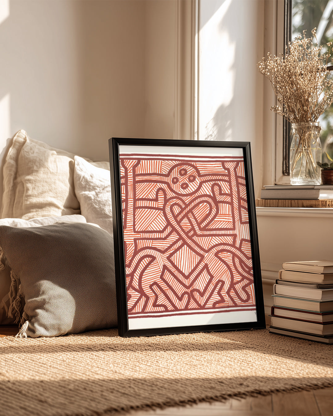 Haring Maze Poster Tablosu