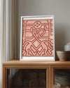 Haring Maze Poster Tablosu