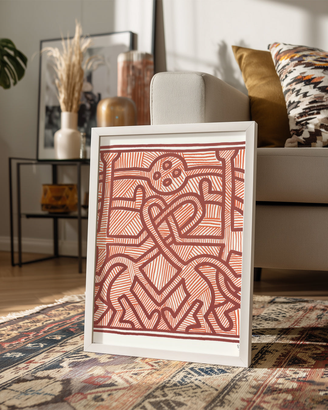 Haring Maze Poster Tablosu