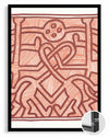 Haring Maze Poster Tablosu