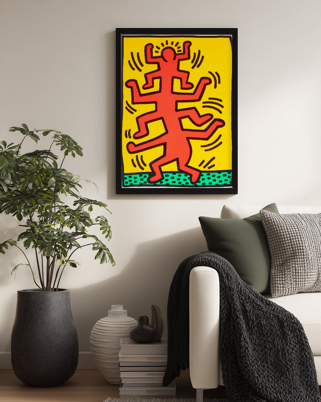 Haring Totem Poster Tablosu