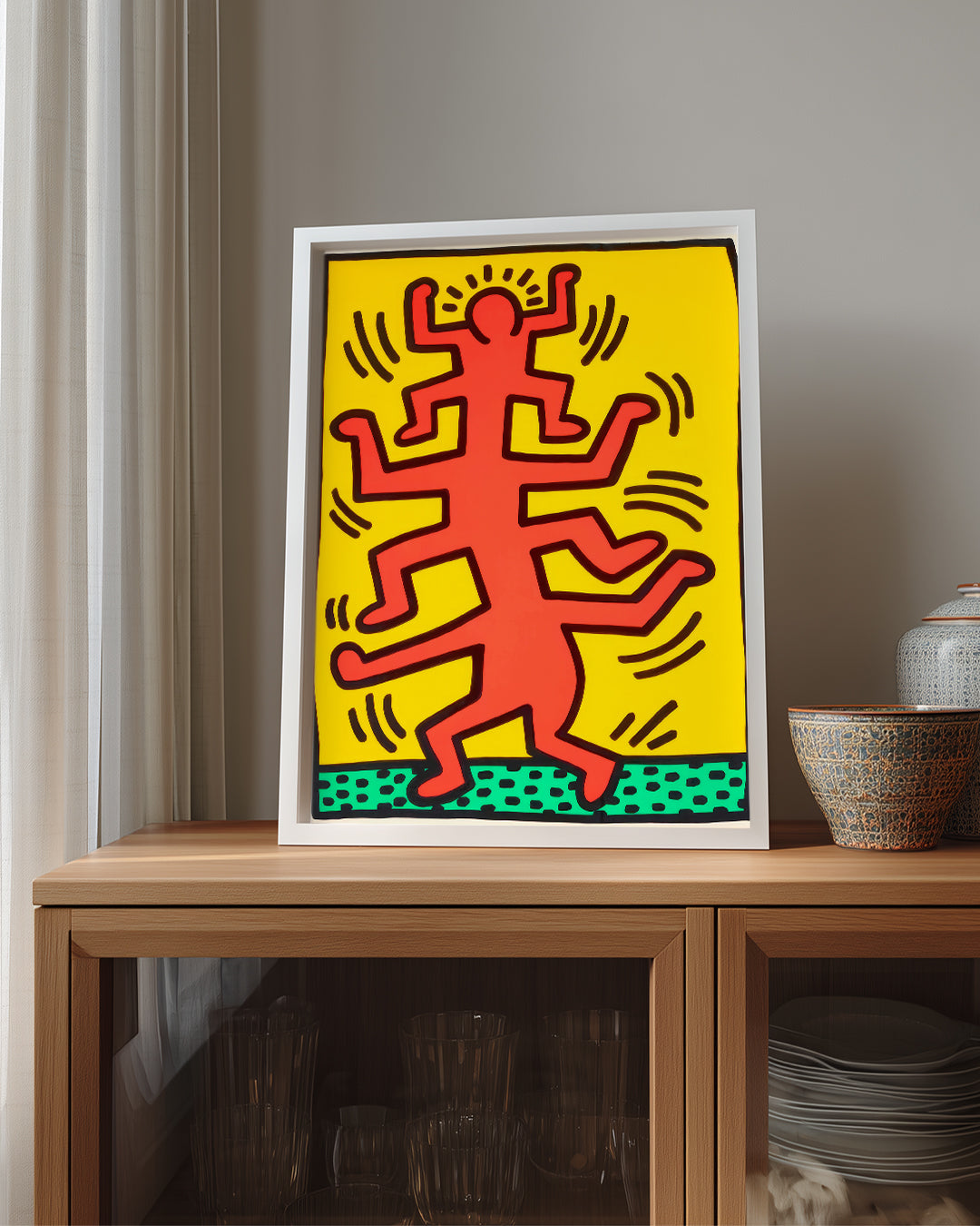 Haring Totem Poster Tablosu