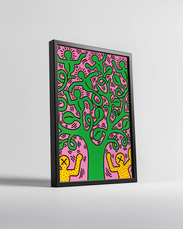 Haring Tree Poster Tablosu