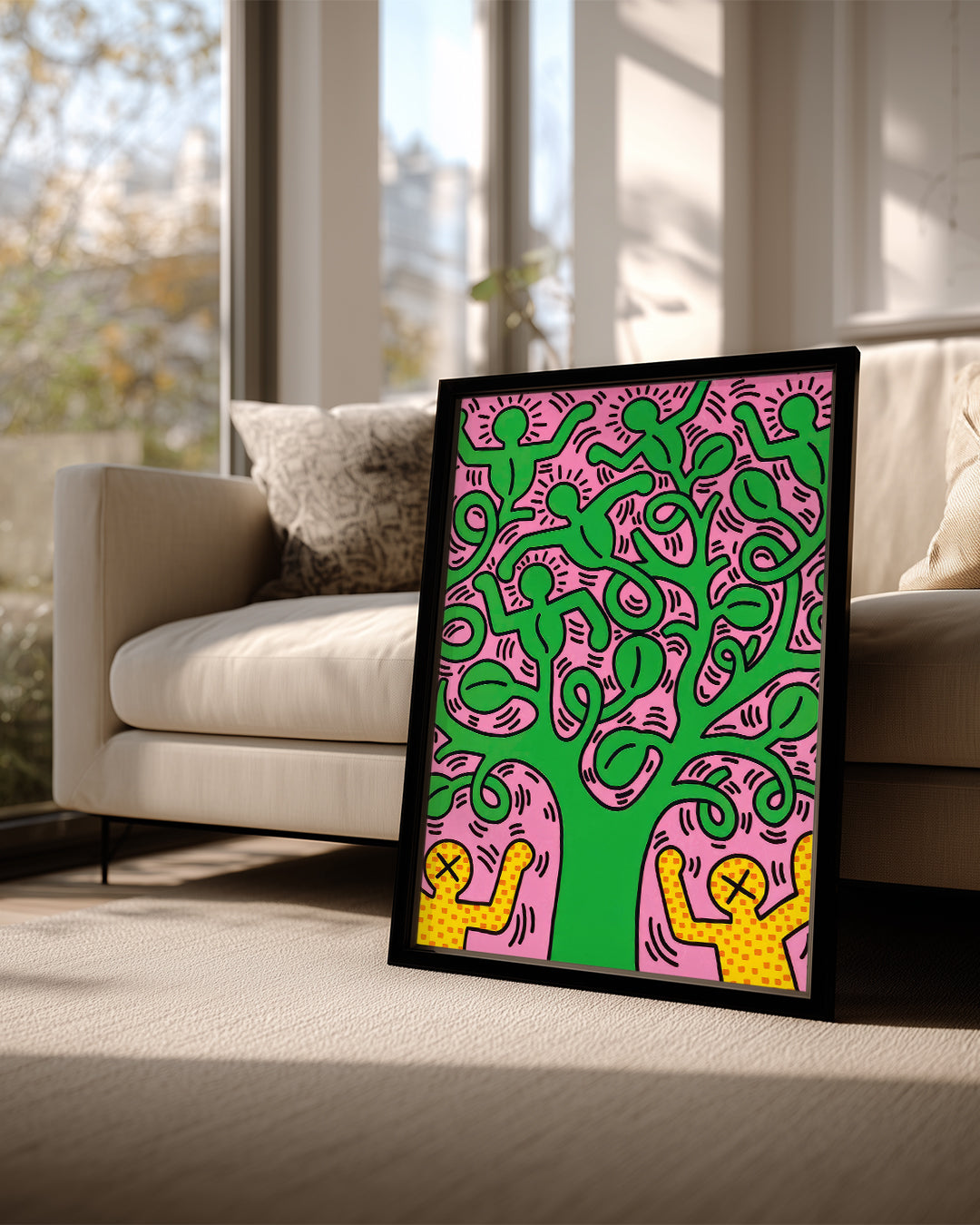 Haring Tree Poster Tablosu