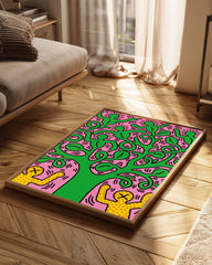 Haring Tree Poster Tablosu